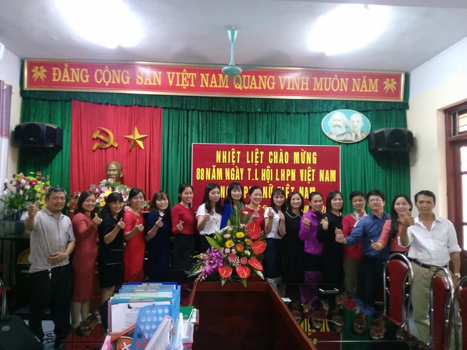 Trường Tiểu học Đồng Tiến tổ chức kỉ niệm 88 năm ngày thành lập Hội Liên hiệp Phụ nữ Việt Nam